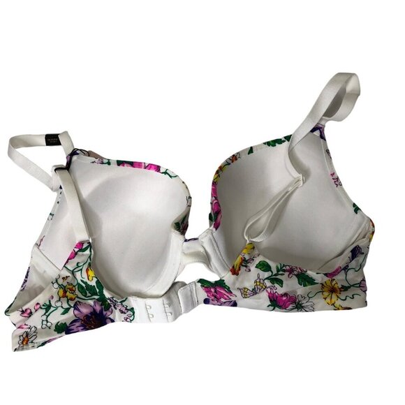 VICTORIA'S SECRET PUSH UP PLUNGE FLORAL BRA 36B NEW WITH TAG - Picture 6 of 7